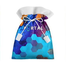 Подарочный 3D мешок с принтом PORTAL / ПОРТАЛ , 100% полиэстер | Размер: 29*39 см | Тематика изображения на принте: 