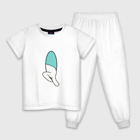 Детская пижама хлопок с принтом Portal 1 (парная) , 100% хлопок |  брюки и футболка прямого кроя, без карманов, на брюках мягкая резинка на поясе и по низу штанин
 | game | portal | арт | игра | на двоих | парная | портал | прикол | рисунок | телепортация | человечек