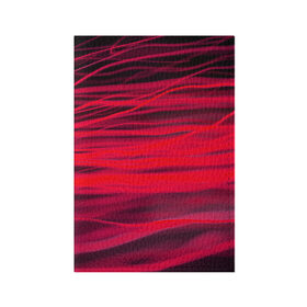 Обложка для паспорта матовая кожа с принтом Reding , натуральная матовая кожа | размер 19,3 х 13,7 см; прозрачные пластиковые крепления | Тематика изображения на принте: abstraction | blur | light | lines | red | абстракция | красный | линии | размытость | свет