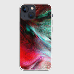 Чехол для iPhone 13 mini с принтом Roflex ,  |  | abstraction | colorful | light | lines | patterns | red | spots | абстракция | красный | линии | пятна | разноцветный | свет | узоры