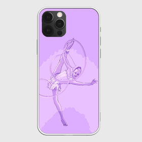 Чехол для iPhone 12 Pro Max с принтом Гимнастика , Силикон |  | Тематика изображения на принте: gymnastics | rhythmic gymnastics | гимнастика | спорт | художественная гимнастика
