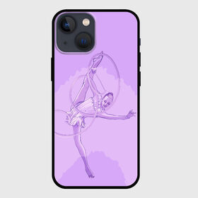 Чехол для iPhone 13 mini с принтом Гимнастика ,  |  | gymnastics | rhythmic gymnastics | гимнастика | спорт | художественная гимнастика