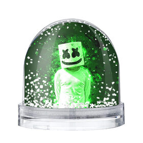 Снежный шар с принтом MARSHMELLO , Пластик | Изображение внутри шара печатается на глянцевой фотобумаге с двух сторон | fortnite | marshmallo | marshmallow | marshmello | marshmellow | маршмелло | маршмеллоу | розы | фортнайт