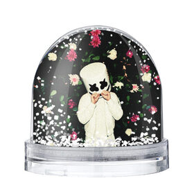 Снежный шар с принтом MARSHMELLO , Пластик | Изображение внутри шара печатается на глянцевой фотобумаге с двух сторон | fortnite | marshmallo | marshmallow | marshmello | marshmellow | маршмелло | маршмеллоу | розы | фортнайт