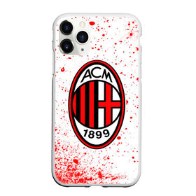 Чехол для iPhone 11 Pro Max матовый с принтом AC MILAN / МИЛАН , Силикон |  | Тематика изображения на принте: ac | ac milan | acm | football | logo | milan | sport | клуб | лого | логотип | логотипы | милан | символ | символы | спорт | форма | футбол | футбольная | футбольный