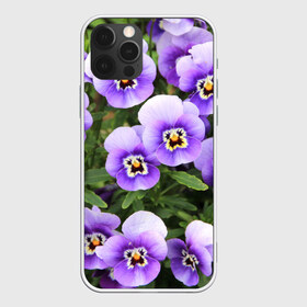 Чехол для iPhone 12 Pro Max с принтом Анютины глазки , Силикон |  | flowers | анютины глазки | природа | природный | растение | растения | цветок | цветочек | цветочки | цветы