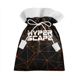 Подарочный 3D мешок с принтом Hyper Scape. , 100% полиэстер | Размер: 29*39 см | Тематика изображения на принте: esport | games | hyper scape | twitch | игроки | игролюбители | игроманы | игры | киберспорт | королевская битва | корона | твич | хупер скайп | хупер скайпе