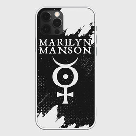 Чехол для iPhone 12 Pro с принтом MARILYN MANSON / М. МЭНСОН , силикон | область печати: задняя сторона чехла, без боковых панелей | Тематика изображения на принте: logo | manson | marilyn | music | rock | группа | лого | логотип | логотипы | менсон | мерилин | мерлин | музыка | мэнсон | мэрилин | рок | символ