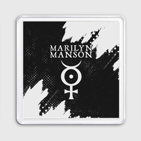 Магнит 55*55 с принтом MARILYN MANSON / М. МЭНСОН , Пластик | Размер: 65*65 мм; Размер печати: 55*55 мм | logo | manson | marilyn | music | rock | группа | лого | логотип | логотипы | менсон | мерилин | мерлин | музыка | мэнсон | мэрилин | рок | символ