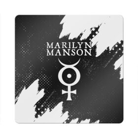 Магнит виниловый Квадрат с принтом MARILYN MANSON / М. МЭНСОН , полимерный материал с магнитным слоем | размер 9*9 см, закругленные углы | logo | manson | marilyn | music | rock | группа | лого | логотип | логотипы | менсон | мерилин | мерлин | музыка | мэнсон | мэрилин | рок | символ