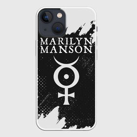 Чехол для iPhone 13 mini с принтом MARILYN MANSON   М. МЭНСОН ,  |  | logo | manson | marilyn | music | rock | группа | лого | логотип | логотипы | менсон | мерилин | мерлин | музыка | мэнсон | мэрилин | рок | символ