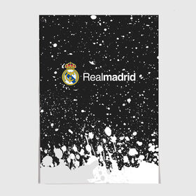 Постер с принтом REAL MADRID / РЕАЛ МАДРИД , 100% бумага
 | бумага, плотность 150 мг. Матовая, но за счет высокого коэффициента гладкости имеет небольшой блеск и дает на свету блики, но в отличии от глянцевой бумаги не покрыта лаком | Тематика изображения на принте: football | logo | madrid | real | realmadrid | sport | клуб | лого | логотип | логотипы | мадрид | реал | реалмадрид | символ | символы | спорт | форма | футбол | футбольная