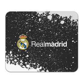 Коврик для мышки прямоугольный с принтом REAL MADRID / РЕАЛ МАДРИД , натуральный каучук | размер 230 х 185 мм; запечатка лицевой стороны | Тематика изображения на принте: football | logo | madrid | real | realmadrid | sport | клуб | лого | логотип | логотипы | мадрид | реал | реалмадрид | символ | символы | спорт | форма | футбол | футбольная