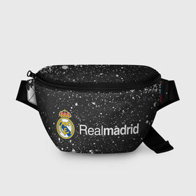 Поясная сумка 3D с принтом REAL MADRID / РЕАЛ МАДРИД , 100% полиэстер | плотная ткань, ремень с регулируемой длиной, внутри несколько карманов для мелочей, основное отделение и карман с обратной стороны сумки застегиваются на молнию | Тематика изображения на принте: football | logo | madrid | real | realmadrid | sport | клуб | лого | логотип | логотипы | мадрид | реал | реалмадрид | символ | символы | спорт | форма | футбол | футбольная