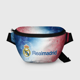 Поясная сумка 3D с принтом REAL MADRID / РЕАЛ МАДРИД , 100% полиэстер | плотная ткань, ремень с регулируемой длиной, внутри несколько карманов для мелочей, основное отделение и карман с обратной стороны сумки застегиваются на молнию | football | logo | madrid | real | realmadrid | sport | клуб | лого | логотип | логотипы | мадрид | реал | реалмадрид | символ | символы | спорт | форма | футбол | футбольная