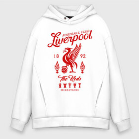 Мужское худи Oversize хлопок с принтом LIVERPOOL FC , френч-терри — 70% хлопок, 30% полиэстер. Мягкий теплый начес внутри —100% хлопок | боковые карманы, эластичные манжеты и нижняя кромка, капюшон на магнитной кнопке | liverpool | liverpool fc | ynwa | you never walk alone | ливерпуль | спорт | футбол | футбольный клуб