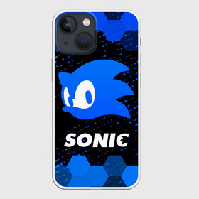 Чехол для iPhone 13 mini с принтом СОНИК   SONIC ,  |  | adventure | game | games | hedgehog | movie | mult | sonic | the | unleashed | ежик | игра | игры | кино | мульт | мультик | мультфильм | соник | фильм