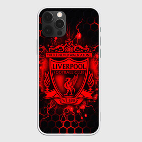 Чехол для iPhone 12 Pro Max с принтом LIVERPOOL FC , Силикон |  | Тематика изображения на принте: liverpool | liverpool fc | ynwa | you never walk alone | ливерпуль | спорт | футбол | футбольный клуб