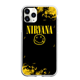 Чехол для iPhone 11 Pro Max матовый с принтом NIRVANA , Силикон |  | nirvana | smile | курт кобейн | нирвана | смайл
