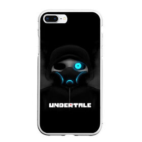 Чехол для iPhone 7Plus/8 Plus матовый с принтом UNDERTALE , Силикон | Область печати: задняя сторона чехла, без боковых панелей | sans | undertale | андертале | андертейл | игра | подземная история | подземная сказка | санс | ундертале