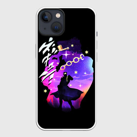 Чехол для iPhone 13 с принтом Дзётаро в темноте ,  |  | anime | jojo | jojo bizarre adventure | jojo’s bizarre adventure | аниме | джоджо | манга | невероятные приключения джоджо