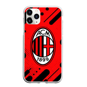 Чехол для iPhone 11 Pro Max матовый с принтом AC MILAN / МИЛАН , Силикон |  | ac | ac milan | acm | football | logo | milan | sport | клуб | лого | логотип | логотипы | милан | символ | символы | спорт | форма | футбол | футбольная | футбольный