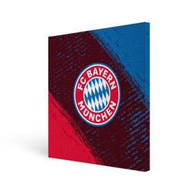 Холст квадратный с принтом FC BAYERN / БАВАРИЯ , 100% ПВХ |  | bayern | club | fc | footbal | logo | бавария | знак | клуб | лого | логотип | логотипы | символ | символы | форма | футбол | футбольная | футбольный