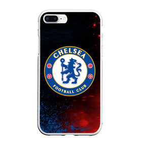 Чехол для iPhone 7Plus/8 Plus матовый с принтом CHELSEA F.C. / ЧЕЛСИ , Силикон | Область печати: задняя сторона чехла, без боковых панелей | Тематика изображения на принте: chelsea | club | footbal | logo | знак | клуб | логотип | логотипы | символ | символы | форма | футбол | футбольная | футбольный | челси