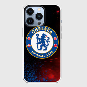 Чехол для iPhone 13 Pro с принтом CHELSEA F.C.   ЧЕЛСИ ,  |  | chelsea | club | footbal | logo | знак | клуб | логотип | логотипы | символ | символы | форма | футбол | футбольная | футбольный | челси