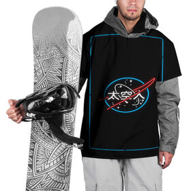 Накидка на куртку 3D с принтом Japan NASA , 100% полиэстер |  | 