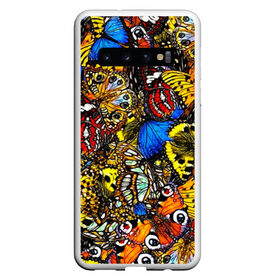 Чехол для Samsung Galaxy S10 с принтом Ночные Бабочки , Силикон | Область печати: задняя сторона чехла, без боковых панелей | animals | butterfly | pattern | акварель | бабочка | бабочки | животные | крылышки | крылья | насекомые | ночные бабочки | паттерн | рисунок | тропические бабочки | цветные бабочки