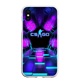 Чехол для iPhone XS Max матовый с принтом CS GO Neon Cubes , Силикон | Область печати: задняя сторона чехла, без боковых панелей | beast | counter strike | cs | cs go | csgo | cubes | game | howl | hyper | hyperbeast | logo cs go | neon | аркада | вой | гипер бест | го | игра | компьютерная игра | контр страйк | контра | кс | кс гов | кубы | логотип кс го | неон | оружие 