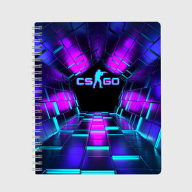 Тетрадь с принтом CS GO Neon Cubes , 100% бумага | 48 листов, плотность листов — 60 г/м2, плотность картонной обложки — 250 г/м2. Листы скреплены сбоку удобной пружинной спиралью. Уголки страниц и обложки скругленные. Цвет линий — светло-серый
 | beast | counter strike | cs | cs go | csgo | cubes | game | howl | hyper | hyperbeast | logo cs go | neon | аркада | вой | гипер бест | го | игра | компьютерная игра | контр страйк | контра | кс | кс гов | кубы | логотип кс го | неон | оружие 