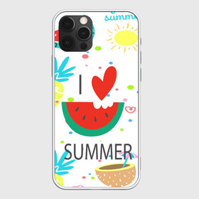 Чехол для iPhone 12 Pro Max с принтом я люблю арбуз , Силикон |  | diy | watermelon | арбуз | арбузы | весело | как | как выращивать арбузы | как сделать | лайфхак | лайфхаки | лайфхаки с арбузом | мультики | смешное видео | челлендж | эксперимент | эксперименты