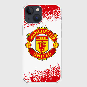 Чехол для iPhone 13 mini с принтом MANCHESTER UNITED ,  |  | club | footbal | logo | manchester | united | знак | клуб | лого | логотип | логотипы | манчестер | символ | символы | форма | футбол | футбольная | футбольный | юнайтед