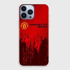 Чехол для iPhone 13 Pro Max с принтом MANCHESTER UNITED ,  |  | club | footbal | logo | manchester | united | знак | клуб | лого | логотип | логотипы | манчестер | символ | символы | форма | футбол | футбольная | футбольный | юнайтед