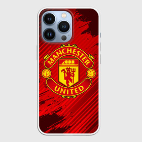 Чехол для iPhone 13 Pro с принтом MANCHESTER UNITED ,  |  | Тематика изображения на принте: club | footbal | logo | manchester | united | знак | клуб | лого | логотип | логотипы | манчестер | символ | символы | форма | футбол | футбольная | футбольный | юнайтед