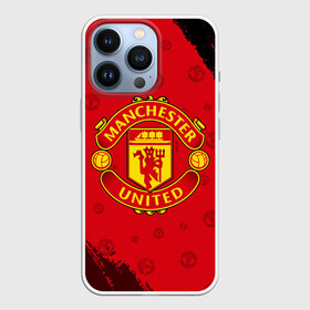 Чехол для iPhone 13 Pro с принтом MANCHESTER UNITED ,  |  | Тематика изображения на принте: club | footbal | logo | manchester | united | знак | клуб | лого | логотип | логотипы | манчестер | символ | символы | форма | футбол | футбольная | футбольный | юнайтед