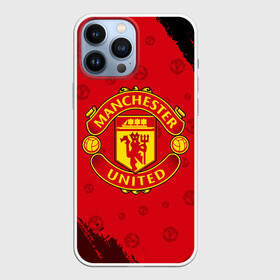 Чехол для iPhone 13 Pro Max с принтом MANCHESTER UNITED ,  |  | club | footbal | logo | manchester | united | знак | клуб | лого | логотип | логотипы | манчестер | символ | символы | форма | футбол | футбольная | футбольный | юнайтед