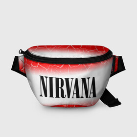 Поясная сумка 3D с принтом NIRVANA / НИРВАНА , 100% полиэстер | плотная ткань, ремень с регулируемой длиной, внутри несколько карманов для мелочей, основное отделение и карман с обратной стороны сумки застегиваются на молнию | band | cobain | face | kurt | logo | music | nirvana | rock | rocknroll | группа | кобейн | курт | лого | логотип | музыка | музыкальная | нирвана | рожица | рок | рокнролл | символ