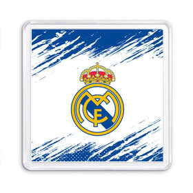 Магнит 55*55 с принтом REAL MADRID / РЕАЛ МАДРИД , Пластик | Размер: 65*65 мм; Размер печати: 55*55 мм | Тематика изображения на принте: football | logo | madrid | real | realmadrid | sport | клуб | лого | логотип | логотипы | мадрид | реал | реалмадрид | символ | символы | спорт | форма | футбол | футбольная