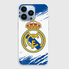 Чехол для iPhone 13 Pro с принтом REAL MADRID   РЕАЛ МАДРИД ,  |  | Тематика изображения на принте: football | logo | madrid | real | realmadrid | sport | клуб | лого | логотип | логотипы | мадрид | реал | реалмадрид | символ | символы | спорт | форма | футбол | футбольная