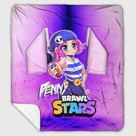 Плед с рукавами с принтом Penny Brawl Stars , 100% полиэстер | Закругленные углы, все края обработаны. Ткань не мнется и не растягивается. Размер 170*145 | anime | brawl | brawl stars | brawlstars | brawl_stars | panny | peny | аниме | бравл | бравлстарс | девочка | девочка в шкуре медведя | девушка | манга | пени | пини