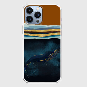 Чехол для iPhone 13 Pro Max с принтом Кит ,  |  | земля | кашалот | луна | медузы | море | морские | океан