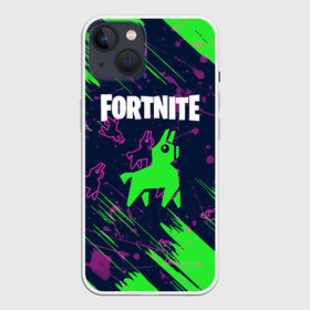 Чехол для iPhone 13 с принтом FORTNITE LAMA. ,  |  | Тематика изображения на принте: archetype | fortnite | fortnite 2 | fortnite x | ikonik | lama | marshmello | raven | архетип | ворон | иконик | лама | маршмелло | фортнайт | фортнайт 2 | фортнайт глава 2