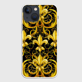 Чехол для iPhone 13 mini с принтом gold spades ,  |  | gold | life | versace | vip | абстракция | богатство | в золоте | версаче | версачи | виайпи | вип | золотая | золото | линия | нейтральная | позолоченное | стайл | стиль | текстуры | узоры | шик