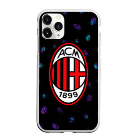 Чехол для iPhone 11 Pro Max матовый с принтом AC MILAN / МИЛАН , Силикон |  | 