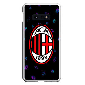 Чехол для Samsung S10E с принтом AC MILAN / МИЛАН , Силикон | Область печати: задняя сторона чехла, без боковых панелей | 