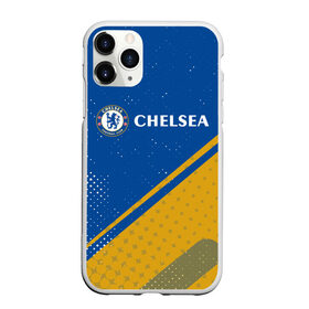 Чехол для iPhone 11 Pro Max матовый с принтом CHELSEA F.C. / ЧЕЛСИ , Силикон |  | Тематика изображения на принте: 