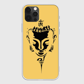 Чехол для iPhone 12 Pro Max с принтом Будда , Силикон |  | Тематика изображения на принте: будда | восток | иероглифы | лик | лицо | татуировки.